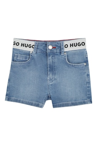 Short en jean - Bleu cobalt - Hugo