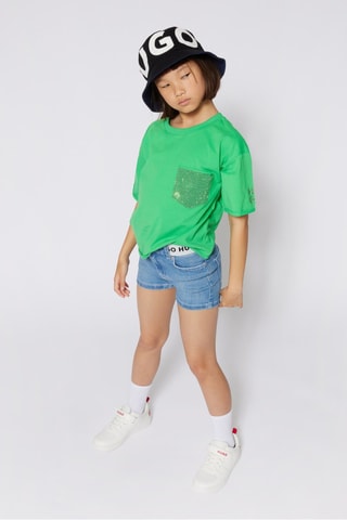 Short en jean - Bleu cobalt - Hugo