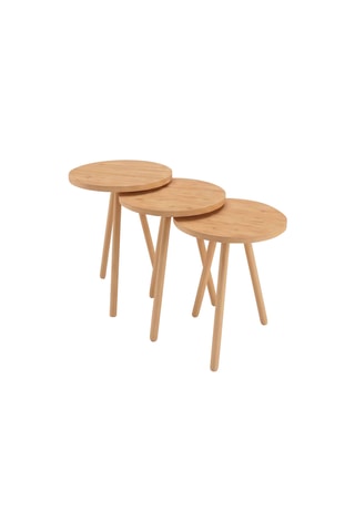 3 tables gigognes - 34 x 41 x 34 / 34 x 45  x 34 / 34 x 49 x 34 cm