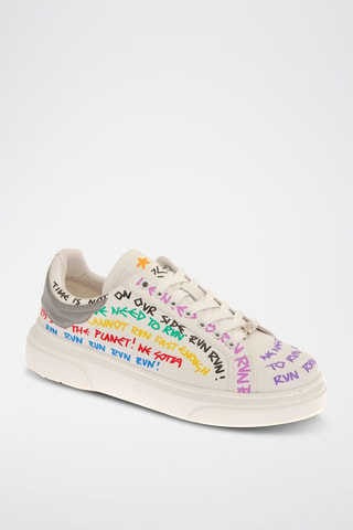 Sneakers en cuir - Blanc