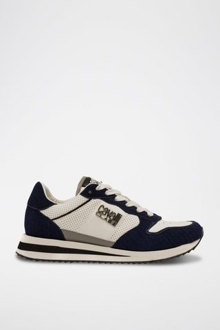 Baskets en nubuck - Noir et beige
