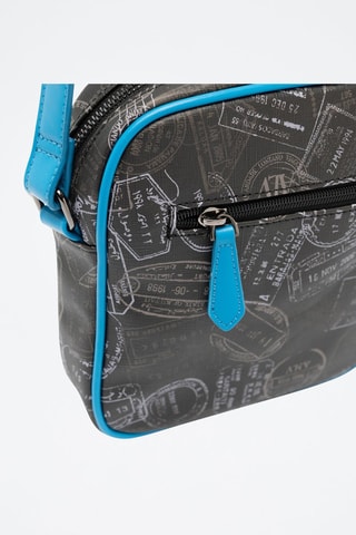 Bandolera - Negro y azul