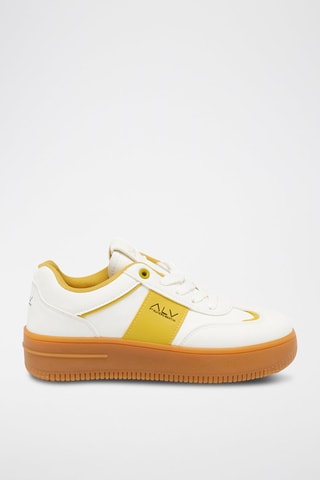 Zapatillas - Blanco y amarillo