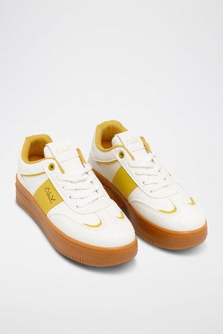 Zapatillas - Blanco y amarillo