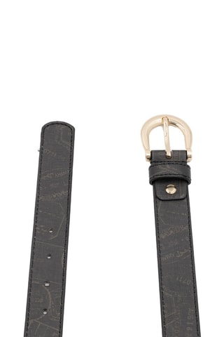 Cinturón de piel - Negro