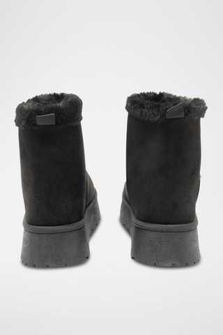 Botines forrados - Negro