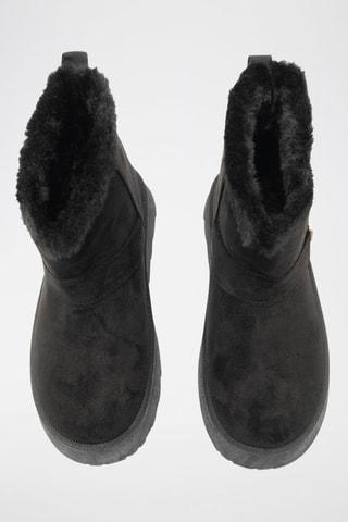 Botines forrados - Negro
