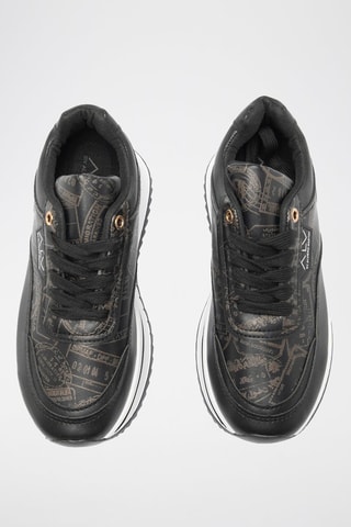 Zapatillas con plataforma - Negro