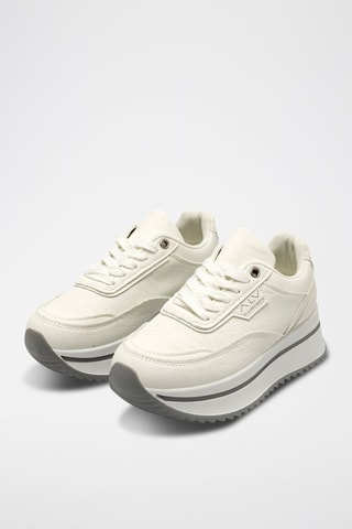 Zapatillas con plataforma - Blanco
