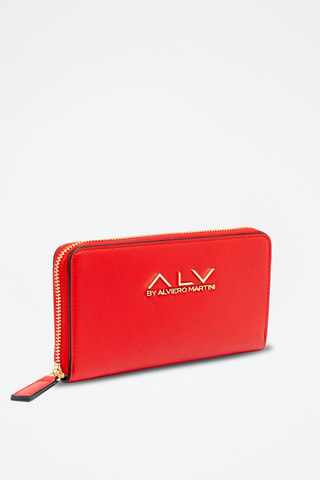 Cartera - Dorado y rojo