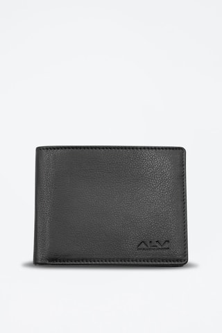 Cartera de piel Negro - Negro
