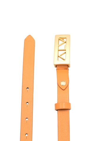 Cinturón de piel - Naranja