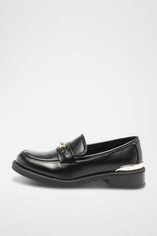 Mocasines con brillo - Negro