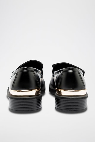 Mocasines con brillo - Negro
