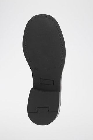 Mocasines con brillo - Burdeos