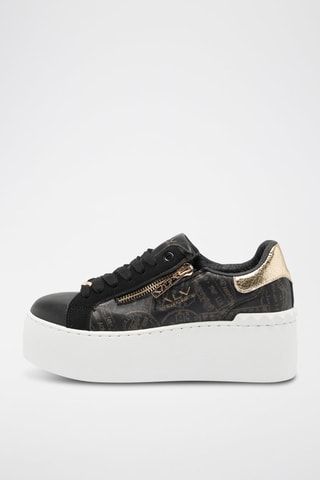 Zapatillas con plataforma - Negro