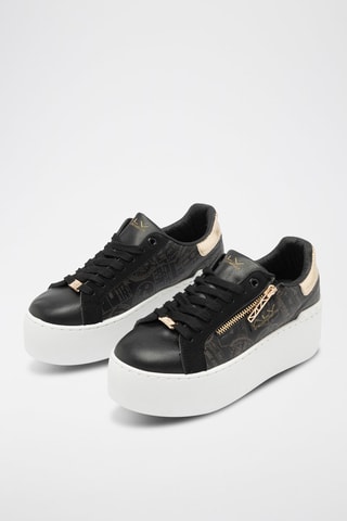 Zapatillas con plataforma - Negro