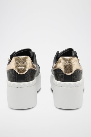 Zapatillas con plataforma - Negro