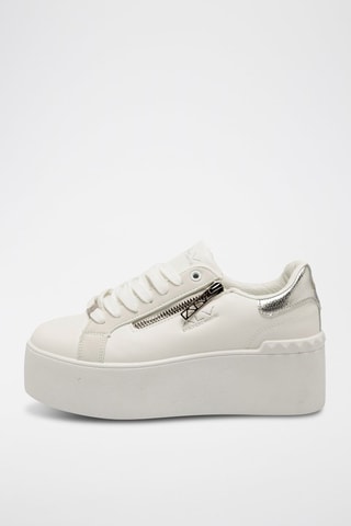 Zapatillas con plataforma - Blanco