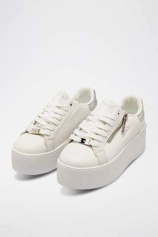 Zapatillas con plataforma - Blanco