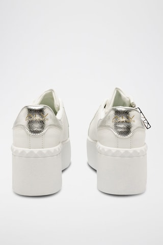 Zapatillas con plataforma - Blanco