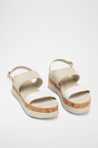 Sandalias de cuña - Blanco