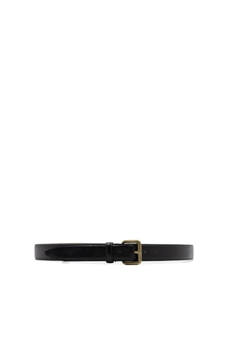 Cinturón de piel - Negro