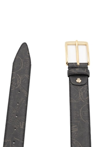 Cinturón de piel - Negro