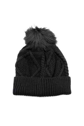 Gorro con borla - Negro