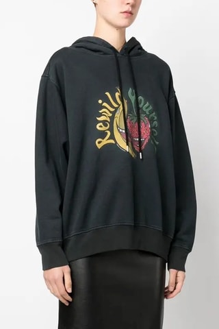 Sweat com capuz - Preto - Preto