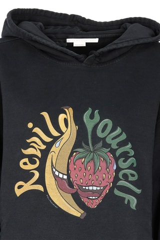 Sweat com capuz - Preto - Preto