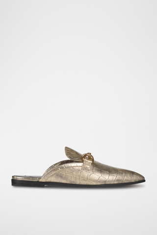 Mules - Dourado - Preto e dourado