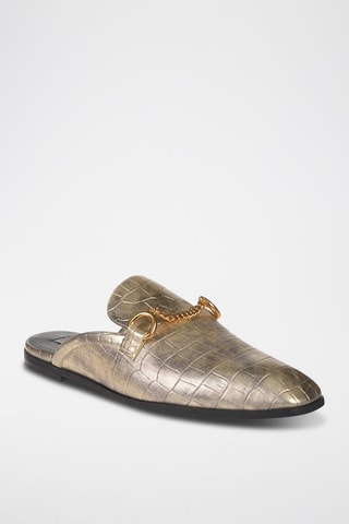 Mules - Dourado - Preto e dourado