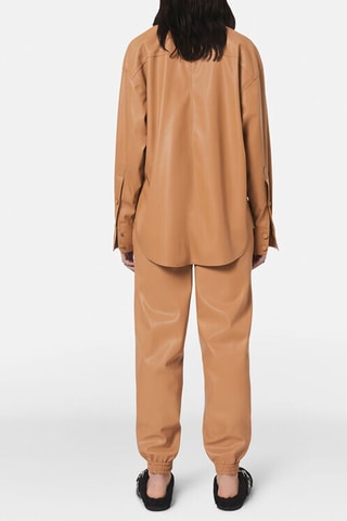 Camisa oversize - Camel - Castanho