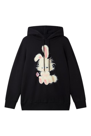 Sweat com capuz - Preto - Preto