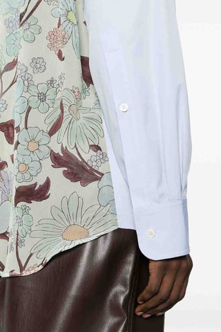 Camisa oversize - Azul-celeste - Azul-celeste