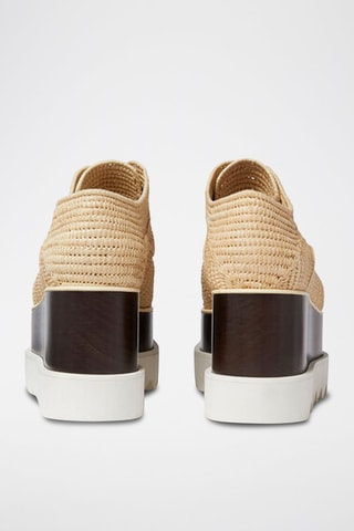 Derbies de salto com plataforma - Bege - Bege