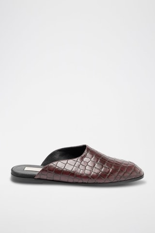 Mules - Bordô - Preto e vermelho