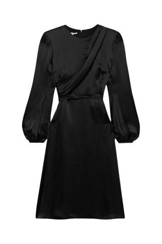 Vestido médio - Preto - Preto