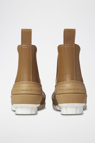 Botins - Castanho - Branco e castanho