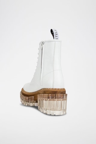 Boots - Branco - Branco e castanho