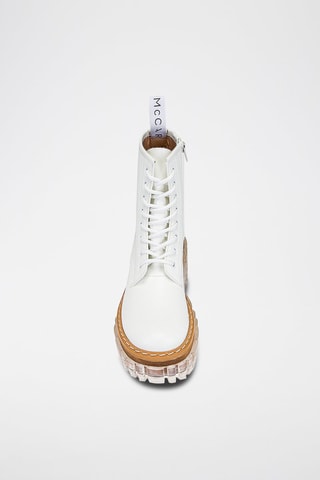 Boots - Branco - Branco e castanho