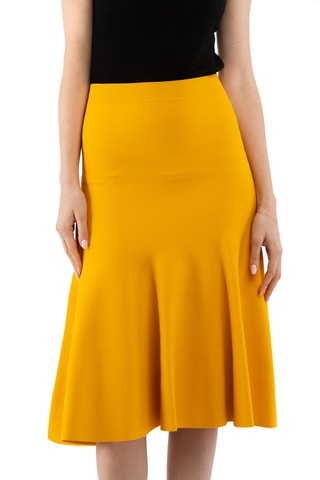 Saia midi - Amarelo - Amarelo
