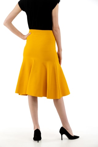 Saia midi - Amarelo - Amarelo