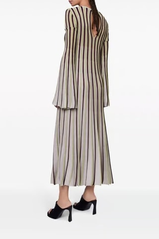 Vestido comprido - Bege - Bege