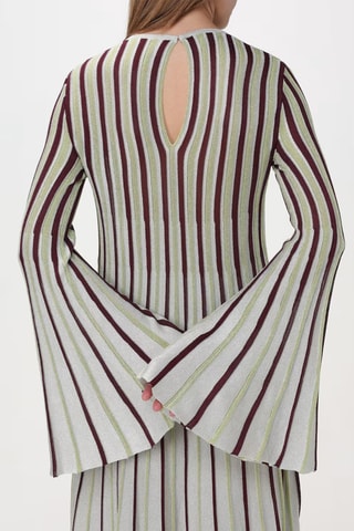 Vestido comprido - Bege - Bege