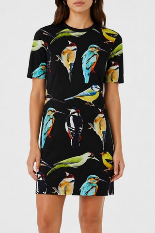 Vestido direito - Multicor