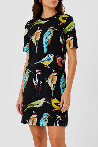 Vestido direito - Multicor