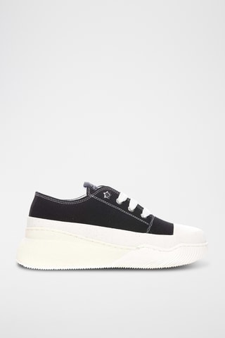 Sapatilhas com plataforma - Preto