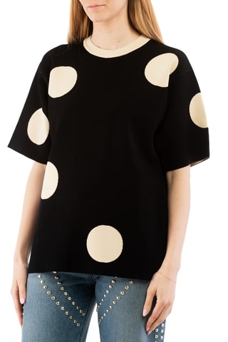 Camisola - Preto - Preto e bege